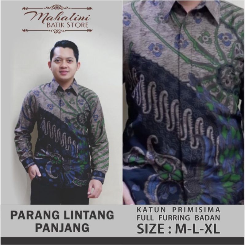 kemeja batik panjang by mahalini