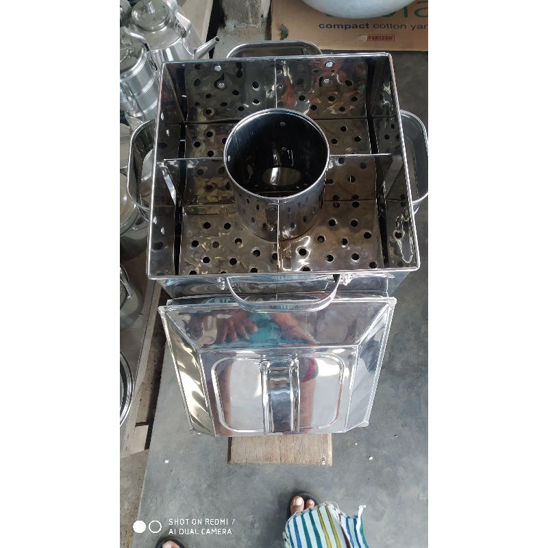 dandang bakso kotak sekat 4 DM 30×30×35