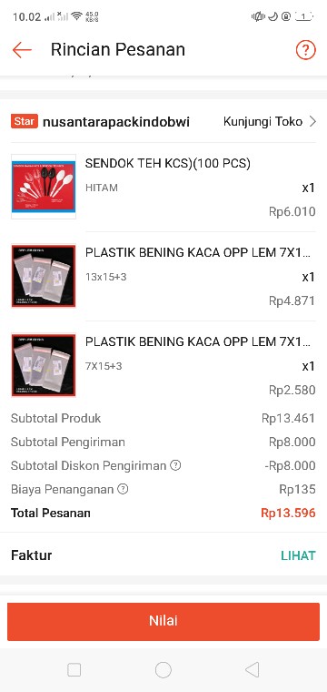 Sendok Teh Kcs)(100 Pcs)