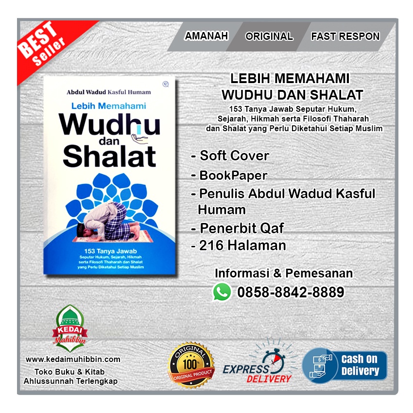 Jual LEBIH MEMAHAMI WUDHU DAN SHALAT - 153 Tanya Jawab Seputar Hukum ...