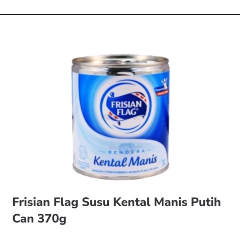 

Frisian Flag Susu Bendera Kental Manis Cokelat dan Putih 370g