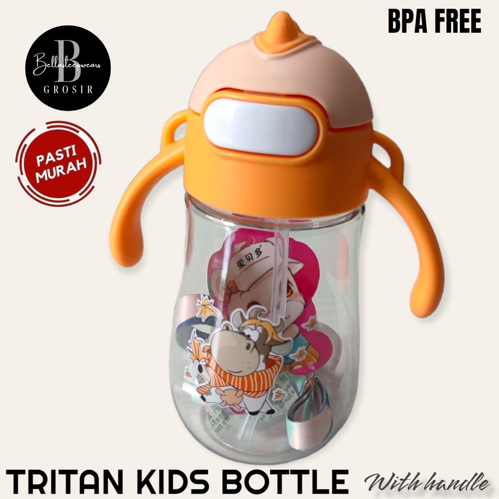 SELIYA  BOTOL TRITAN SELIYA MINUM ANAK KIDS GAGANG SUSU CHILD BAYI KARAKTER BPA FREE