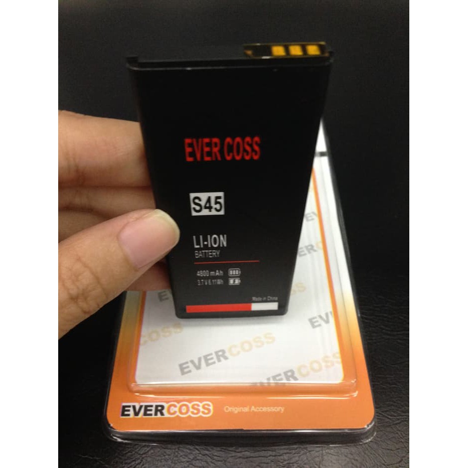 Baterai Evercoss Cross S45 Face Unlock 4G 4800Mah Double Power