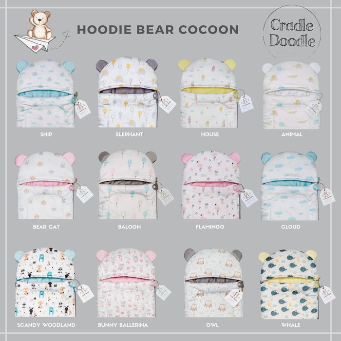 Cradle Doodle Baby Cocoon / selimut baby lembut