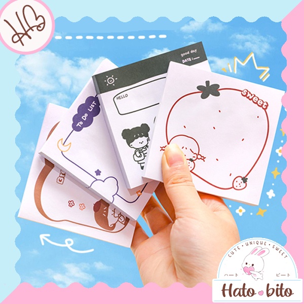 

Sticky notes mini memo daily cute decor planner jurnal lucu HB1243