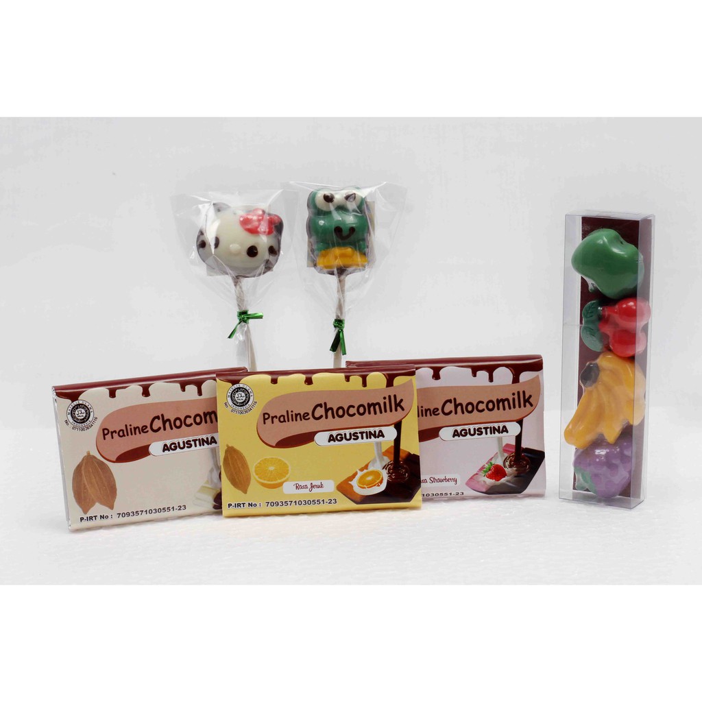 

COKLAT OLAHAN ANEKA KARAKTER/PRALINE CHOCOMILK ''AGUSTINA''