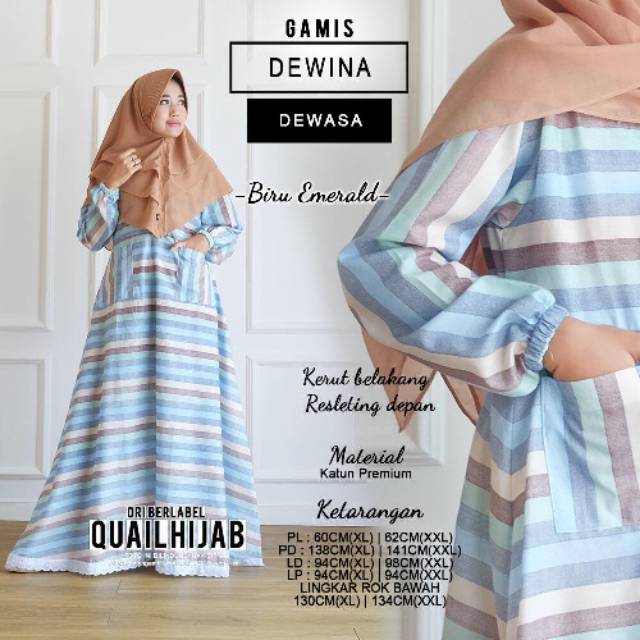 Gamis Dewina ori Quail Hijab