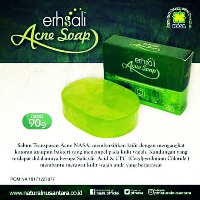 ERHSALI ACNE SHOP //SABUN ANTI JERAWAT ASLI NASA