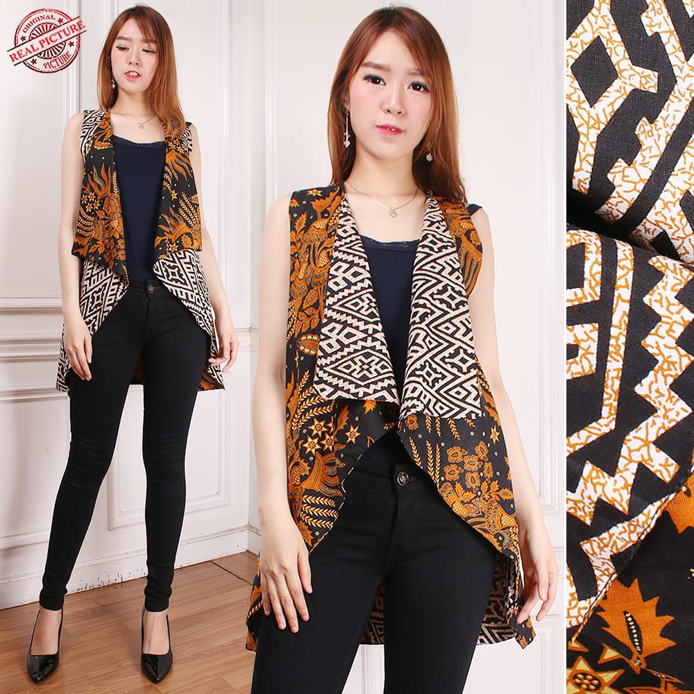 Effi bolero batik rompi bolak balik