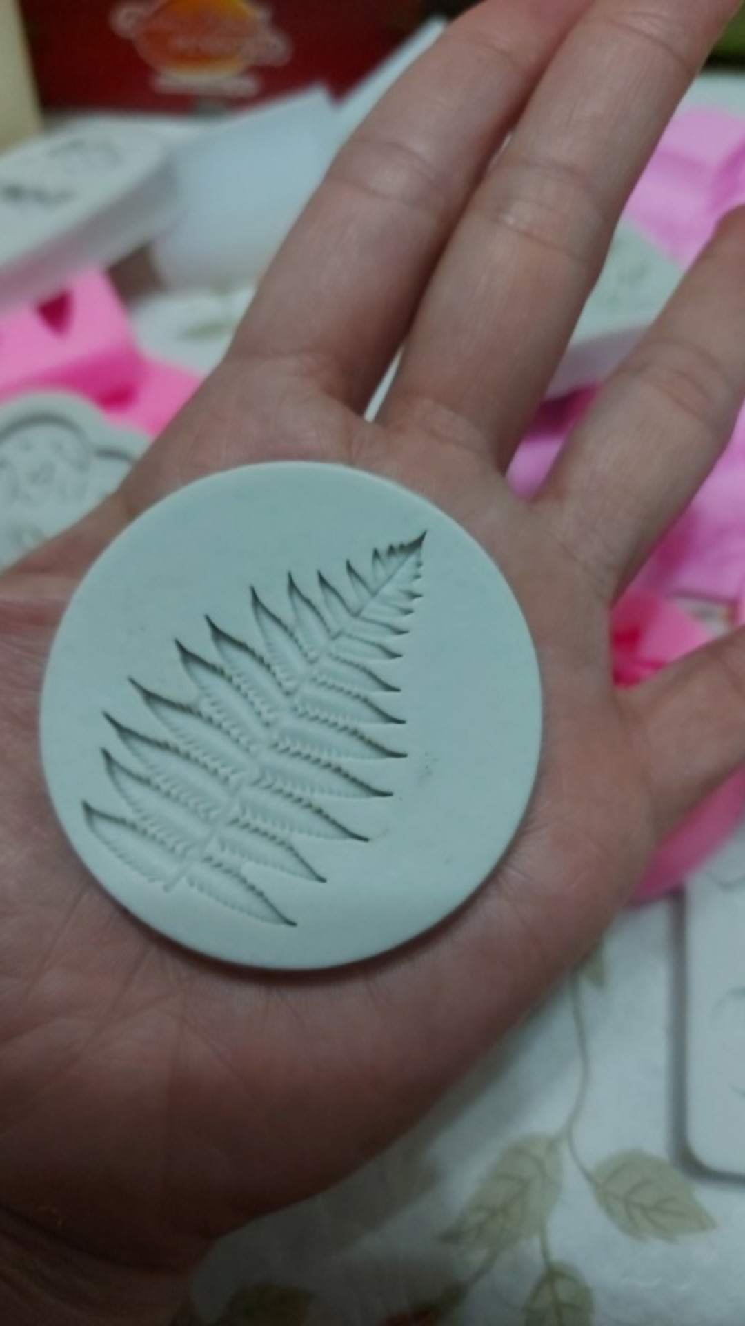 [bg] Cetakan Fondant Bentuk Daun Bahan Silikon Untuk Dekorasi Kue