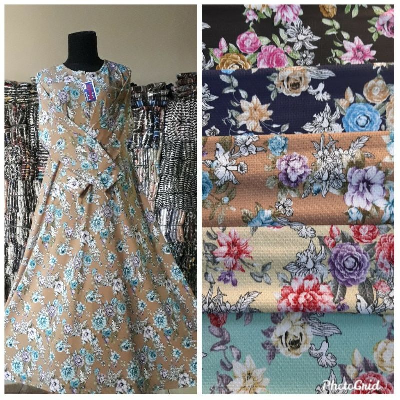 Promo gamis misbee murah busui / gamis misbee gamis motif murah