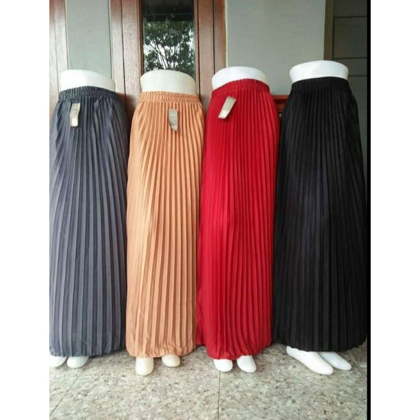Rok Plisket Premium Mayung / Fashion Muslim Termurah Berkualitas - By chelsie27store