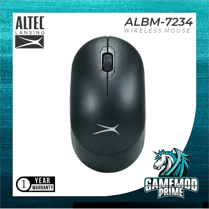 Altec Lansing Mouse Wireless ALBM-7234 ALBM7234 Free Batery