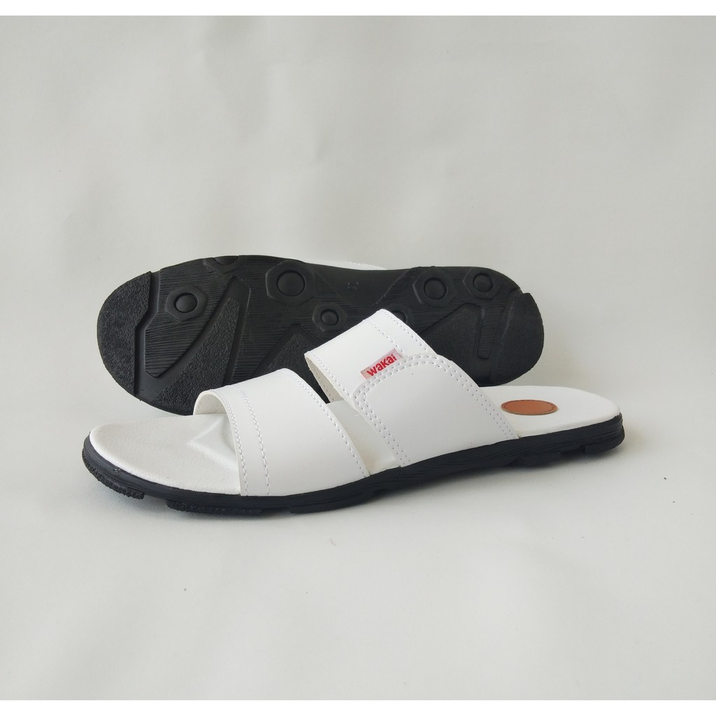 Sandal pria waka105. Sandal kulit. Sandal pria. Sandal slop