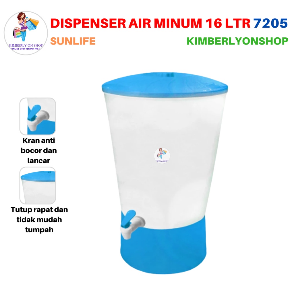 Dispenser Tempat Penyimpanan Air May Water 16 Liter 7205 Sunlife