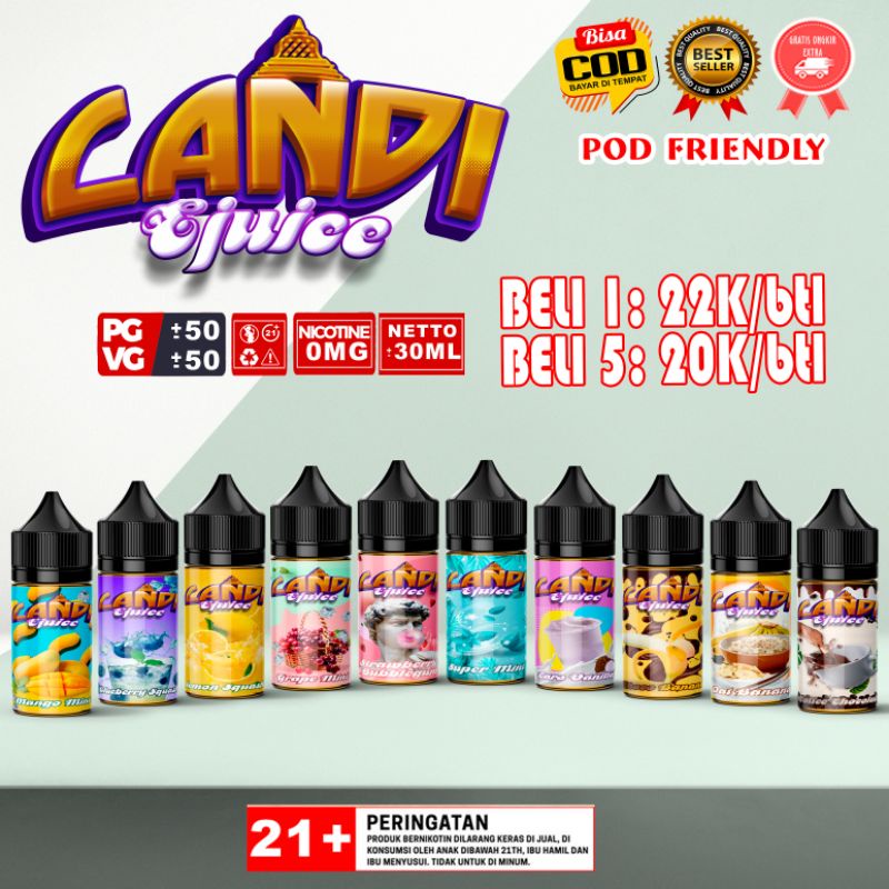 PROMO TERMURAH LIQUIDS P0DS SYSTEM 0MG 30ML