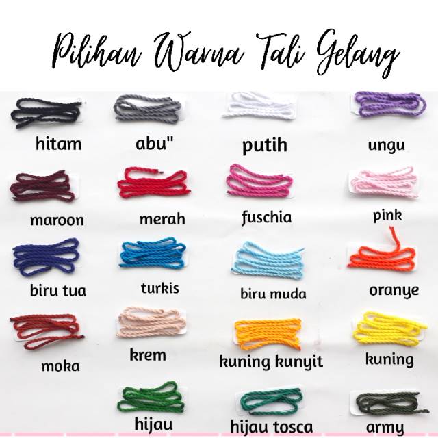 GELANG NAMA [Tali Kepang ]