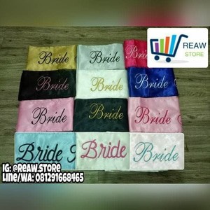 Jual Sash Selempang Bordir Bride To Be Bridal Shower | Shopee Indonesia