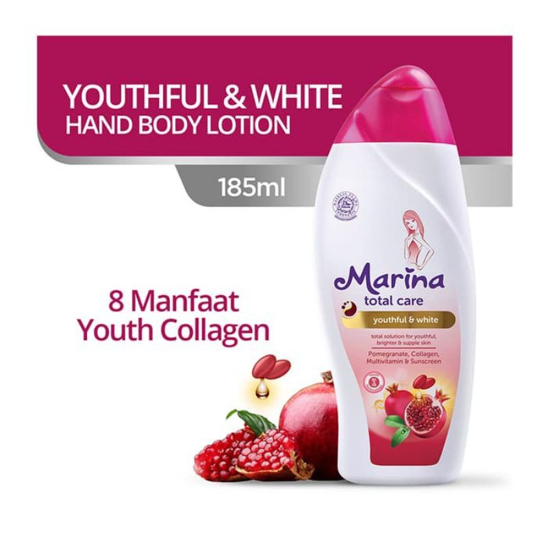 MARINA TOTAL CARE YOTHFUL & WHITE HBL 185 ML