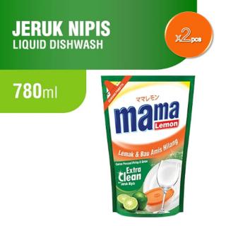 Jual Mama Lemon Cairan Pencuci Piring Jeruk Nipis Pouch 2 x 780 mL