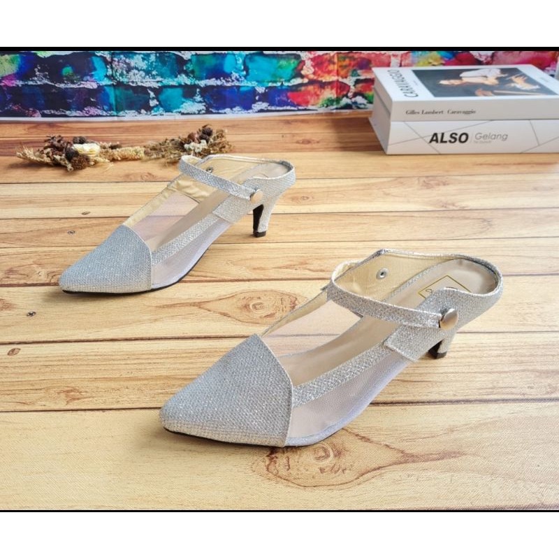 ABBUSHOES  AG 05 high heels bapau mules amiroh 7cm