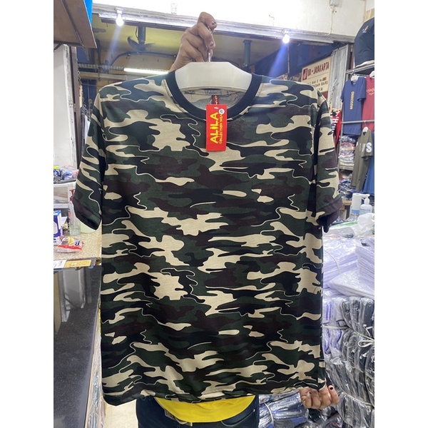 kaos motif loreng army tentara doreng lorek premium quality