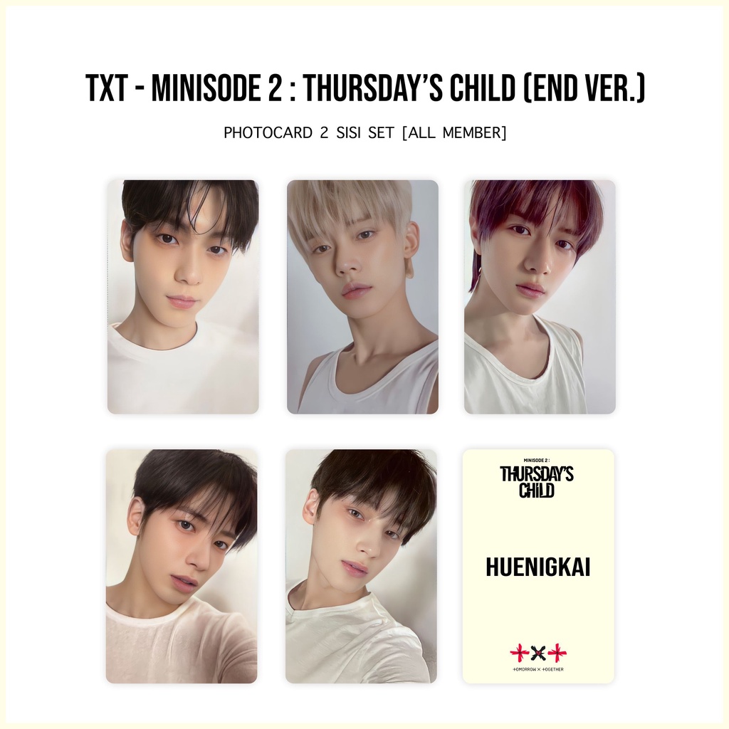 [SET] Photocard TXT Minisode 2 Thursdays Child