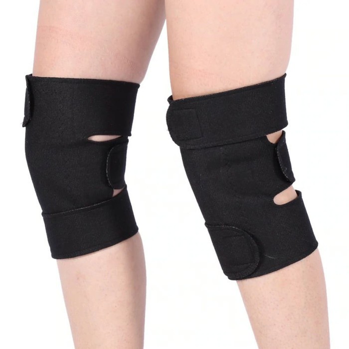 1 Pasang Self Heating Tourmaline Knee Support / Terapi Lutut Hangat