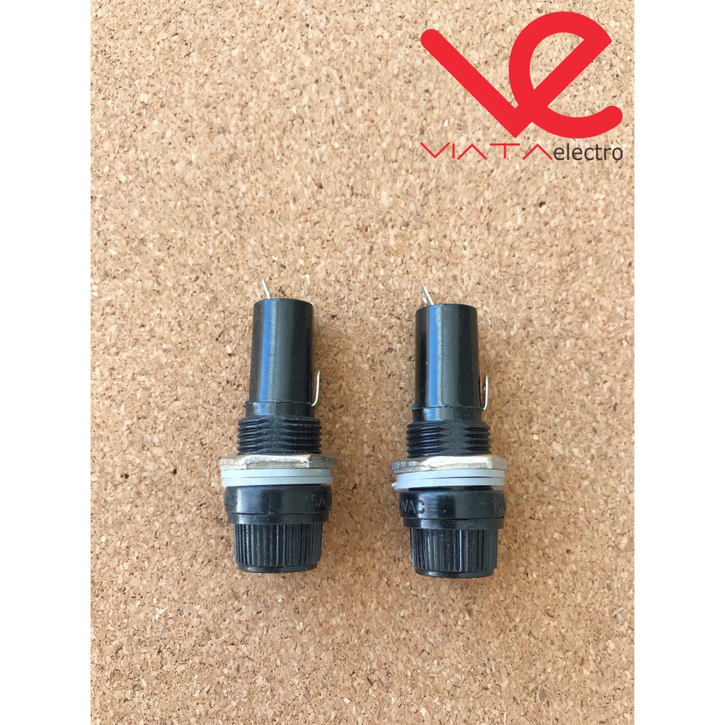 FUSE HOLDER BESAR (1bh) 6x30mm MURAH DUDUKAN TEMPAT SEKRING KACA BIASA