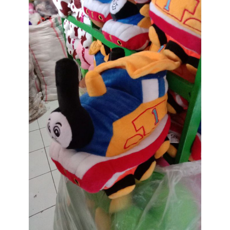 BONEKA KERETA THOMAS OTOMOTIF KARAKTER KARTUN MAINAN ANAK KADO SOUVENIR HIASAN MOBIL BANTAL GULING-2