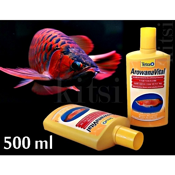 Tetra Arwana / Tetra Arowana Vital 500 ml / BEST Vitamin Suplemen ikan Arwana By Ori Jerman 500 ML