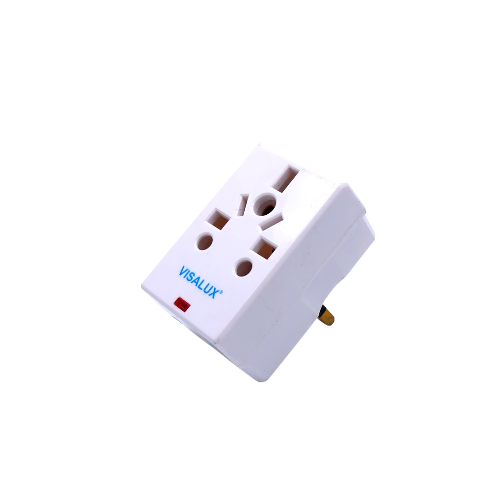 Steker T Serbaguna Visalux Kaki 3 Universal Travel Adaptor Visalux