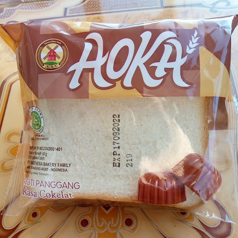 

AOKA Roti Panggang Lumer Lembut Viral Rasa Coklat