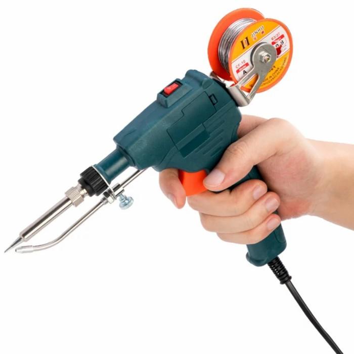 Timah Solder Otomatis Timah Solder Iron Kit Adjustable Gun Elektrik Alat Las Panas