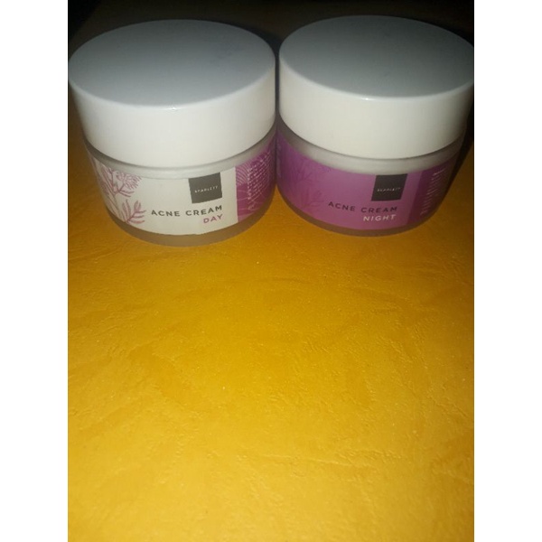 Preloved Scarlet Acne Cream (siang malam/sepasang)