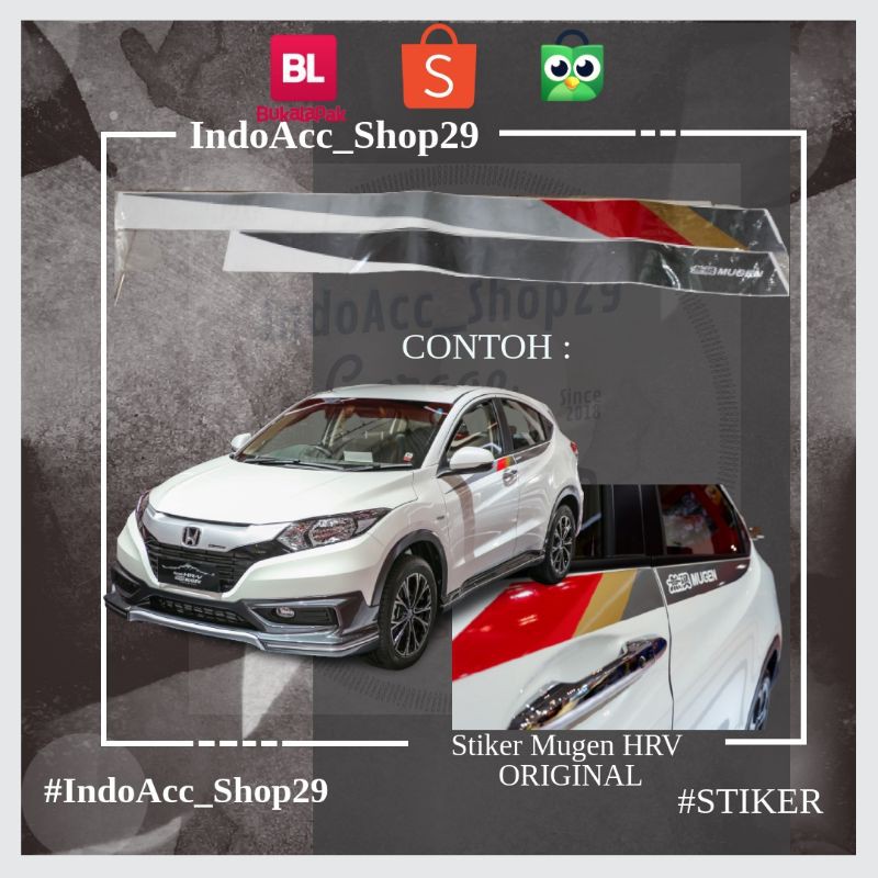Stiker Mugen HRV ORIGINAL