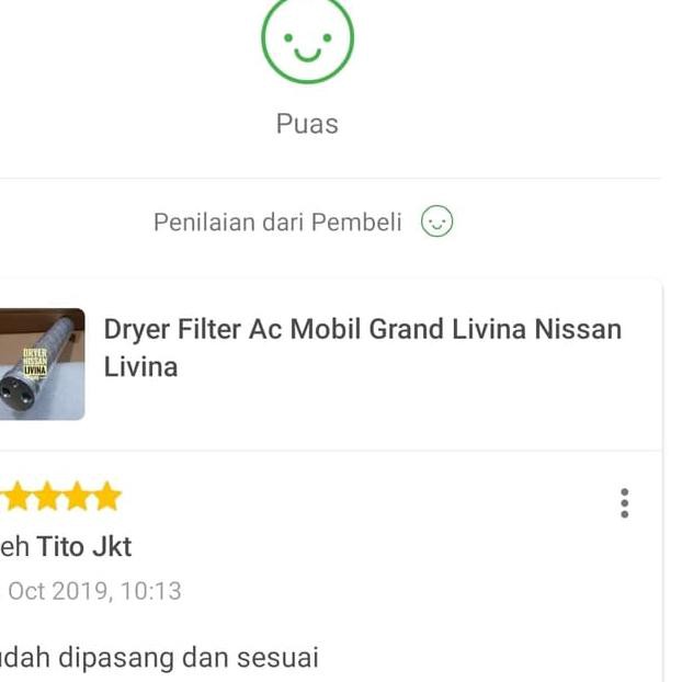 Dryer Filter Ac Mobil Grand Livina Nissan Livina