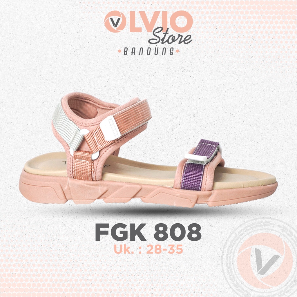 RULLIEF FGK 808 - Sendal Fashion Anak Perempuan Sandal Casual