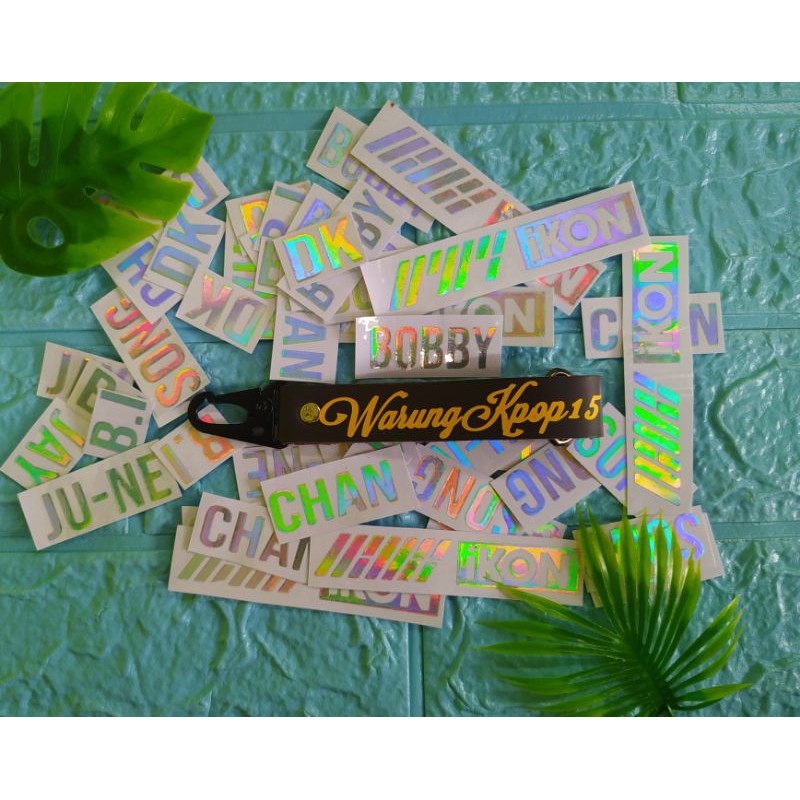 

(HARGA PER MEMBER ) STIKER IKON HOLOGRAM KPOP