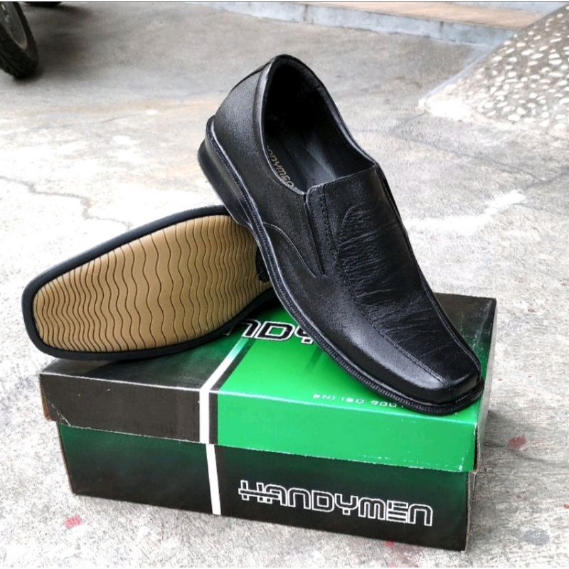 Sepatu kulit pria handyman terbaru telaris termurah berkualitas