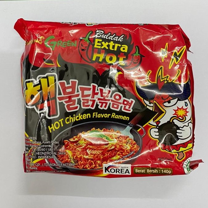 Jual Samyang Buldak Extra Hot Mie Korea Mie Pedas Korea Mie