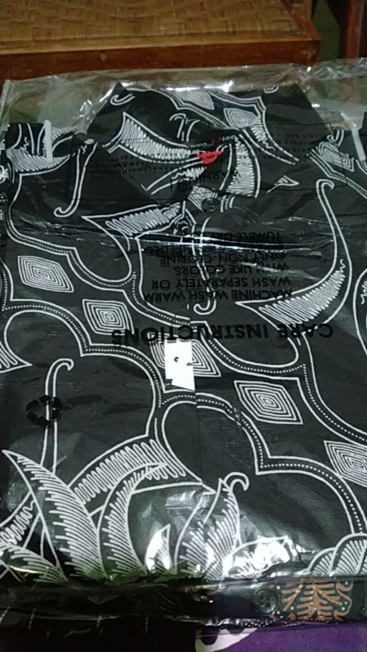 Cbs445 Kemeja Batik Pria Slimfit Mewah Unik Baju Batik Pria Best Seller