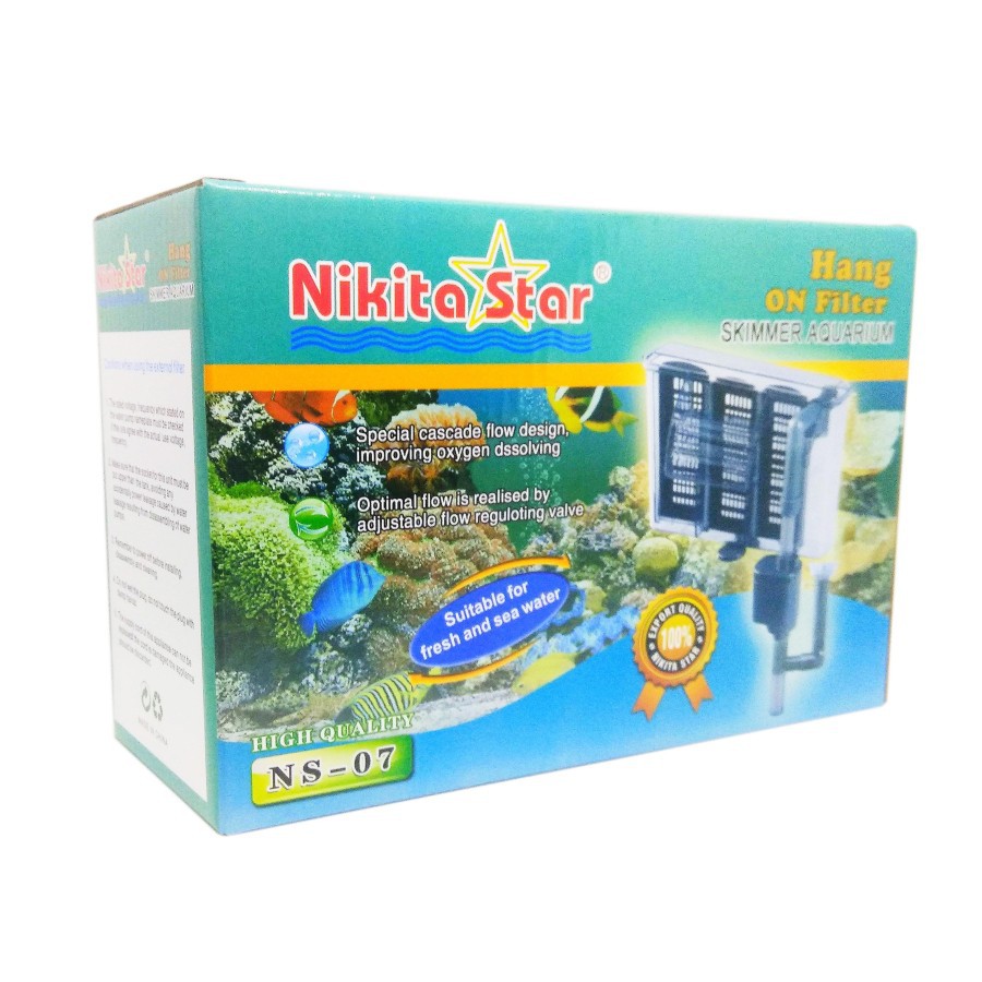 NIKITA STAR NS07 NS 07 SLIM hanging hang on filter gantung aquarium aquascape