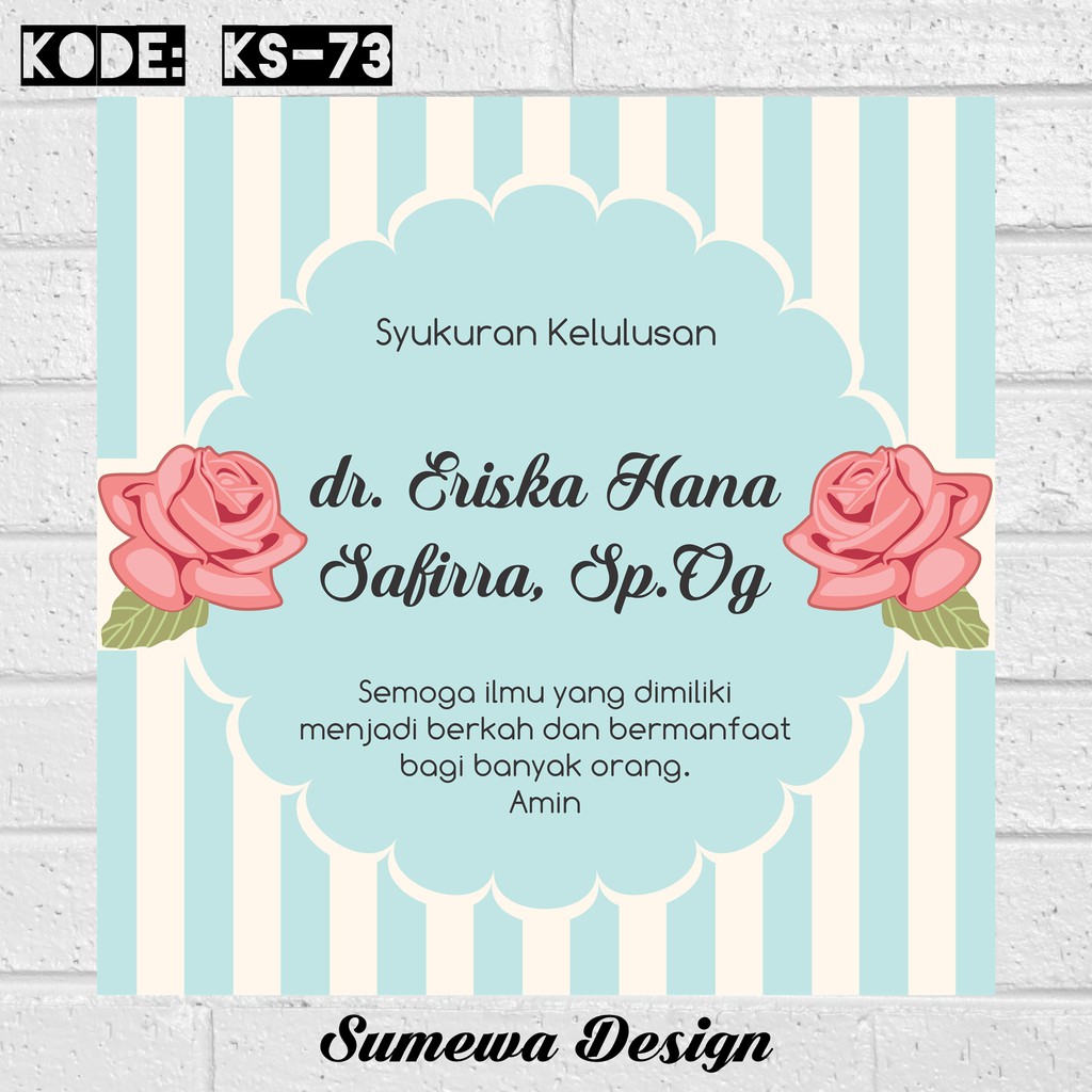 Kartu Souvenir Kartu Ucapan Terima Kasih Kupon Souvenir Ks73 Shopee Indonesia