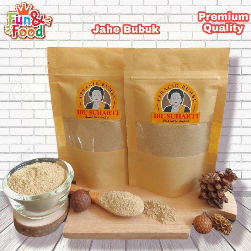 Jual Ibu Suharti Rempah Jahe Bubuk Murni Bumbu Dapur Jahe Giling Pure Ground Ginger Kualitas