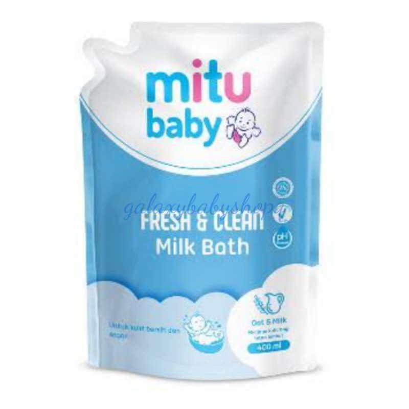 Mitu Baby Milk Bath Refill 400ml