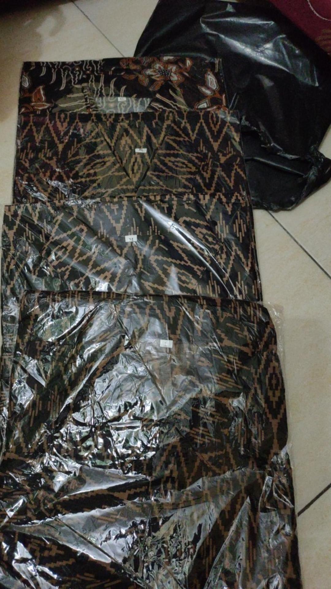 Maura Couple - Sania Ruffle Batik Couple Ori Ndoro Jowi Dnt Garansi- Set Cp Parang Melati Tunik Tali