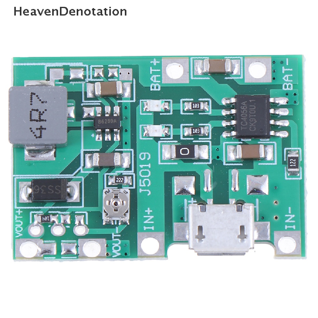 Modul Step Up Boost Charger Baterai Li-Ion 18650 3.7v 4.2v Dc-Dc