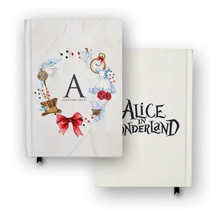 

Buku Catatan Alice In Wonderland 12 Hardcover Diary Notebook Custom