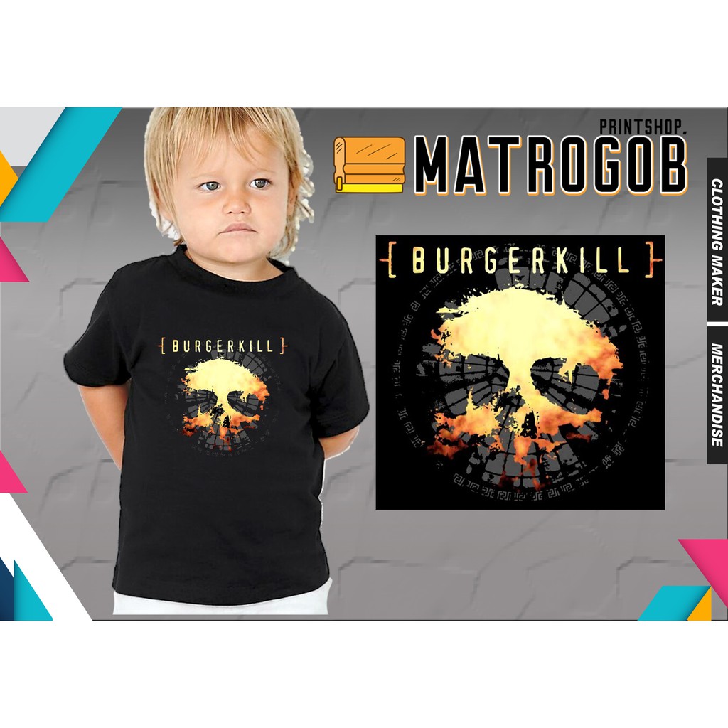 BAJU KAOS ANAK BURGERKILL BAND // BURGERKILL BAND / KAOS ANAK BAND